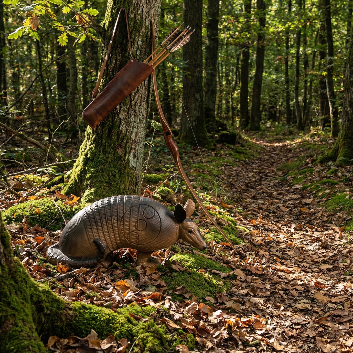 BIGshot Archery Pro Hunter Armadillo Archery Target with EZ Pull Foam