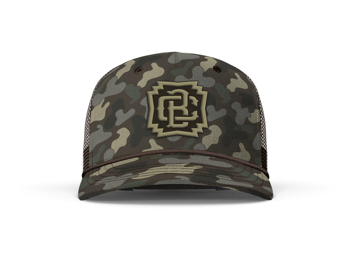 Captain Boots 5-Panel Cap - Canyon Camo