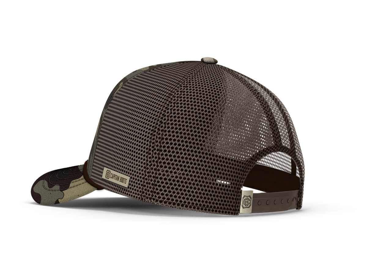 Captain Boots 5-Panel Cap - Canyon Camo
