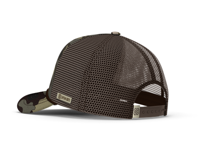 Captain Boots 5-Panel Cap - Canyon Camo