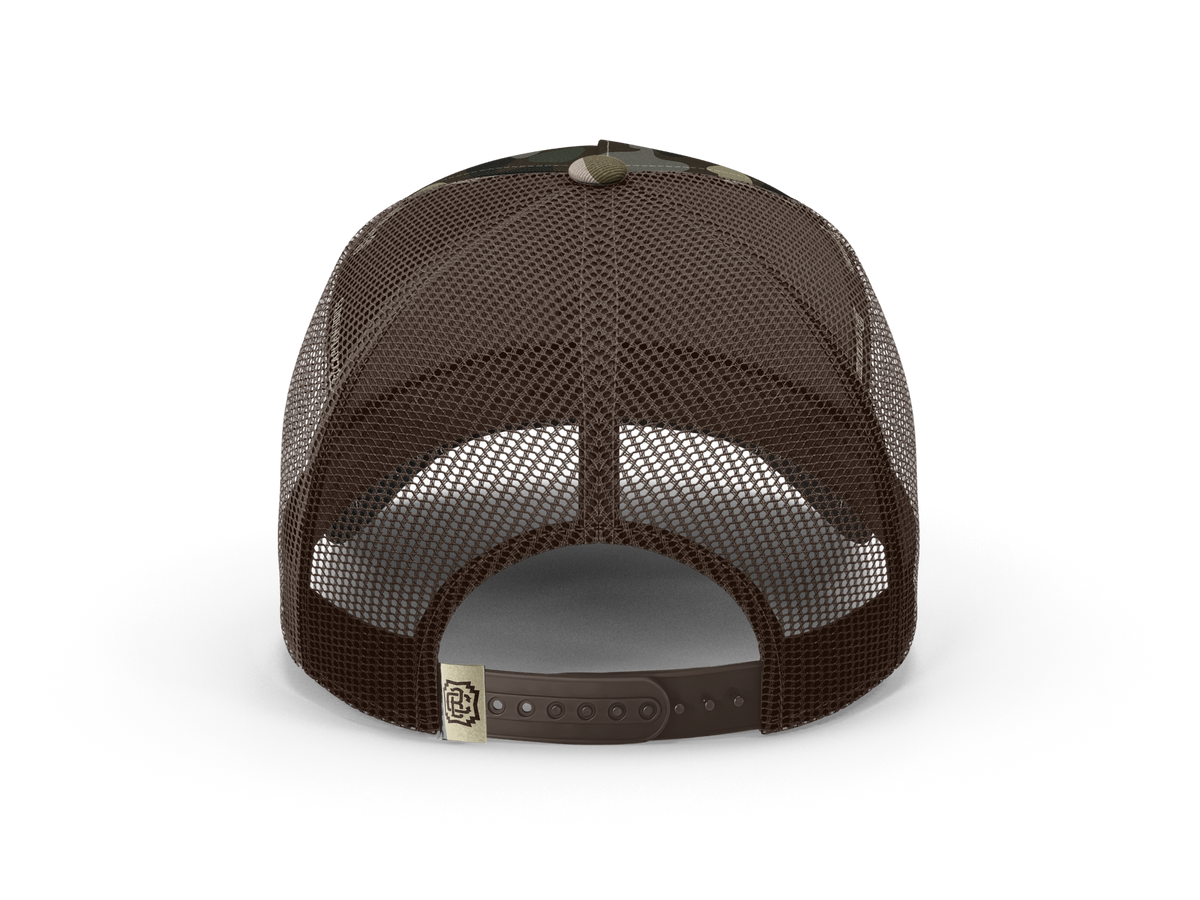 Captain Boots 5-Panel Cap - Canyon Camo