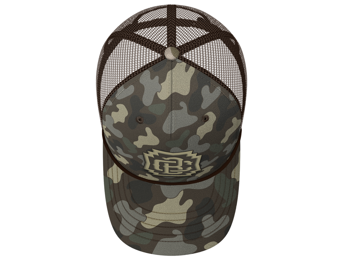 Captain Boots 5-Panel Cap - Canyon Camo