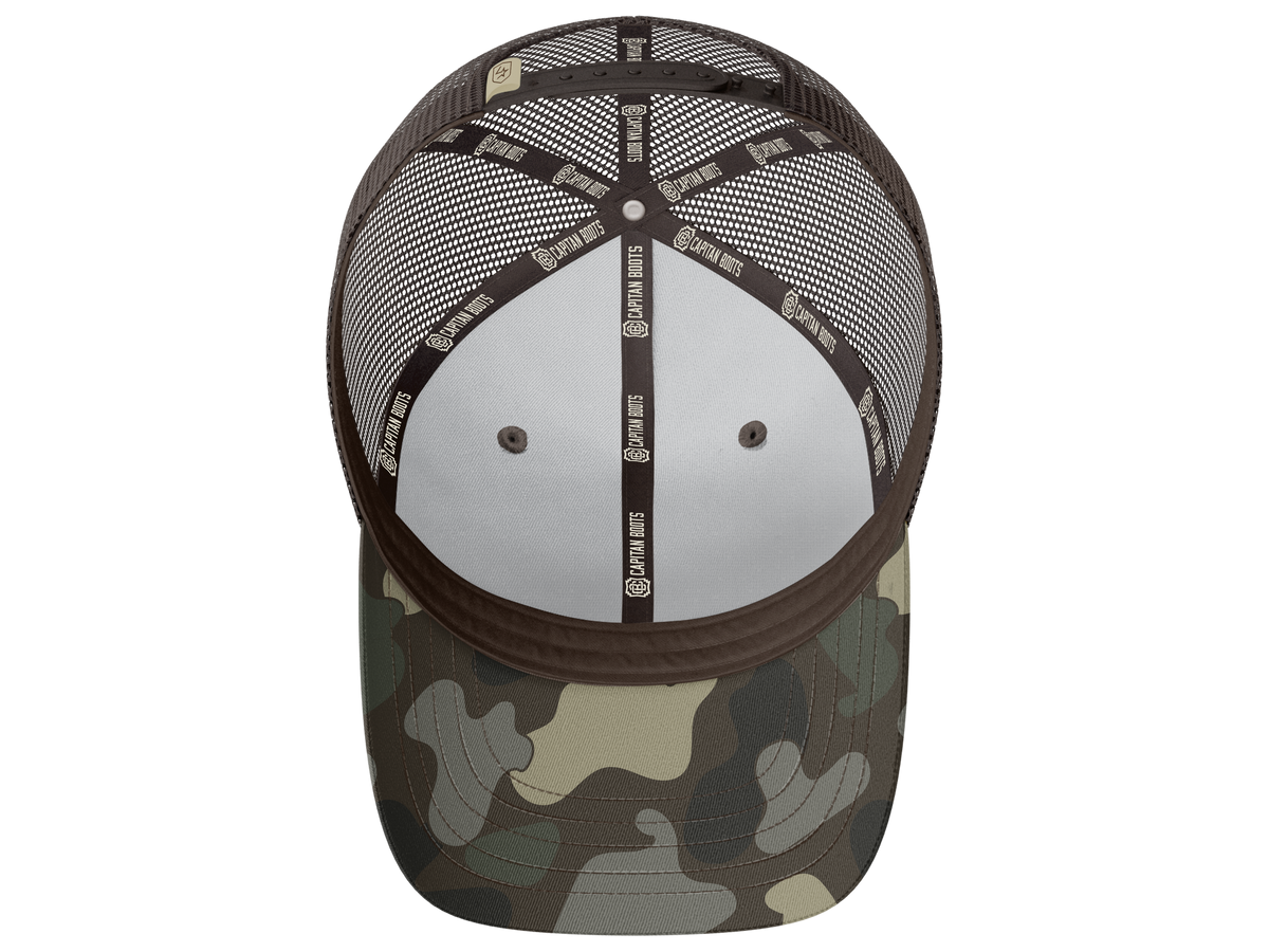 Captain Boots 5-Panel Cap - Canyon Camo