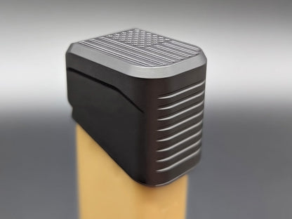 MILSPIN +5 Capacity Magazine Extension Blacked Out US Flag