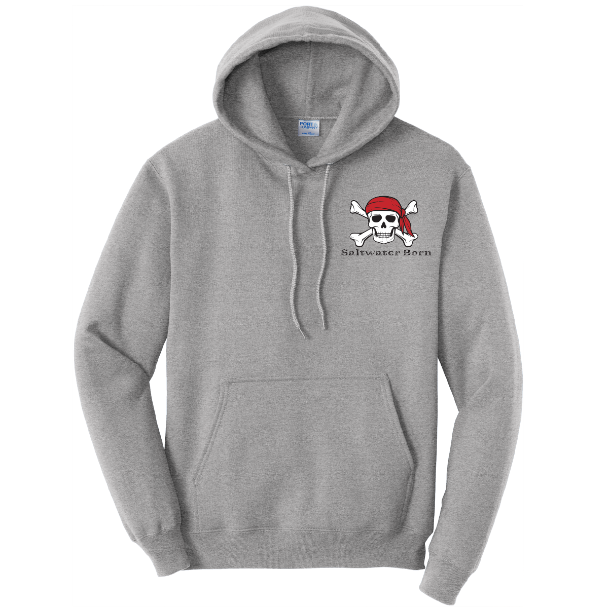 Saltwater Born Surrender The Booty Cotton Hoodie