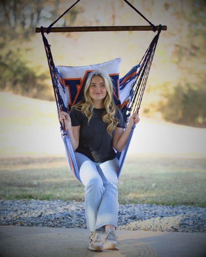 Campus Hammocks Auburn Tigers Logo Hammock Chair Swing