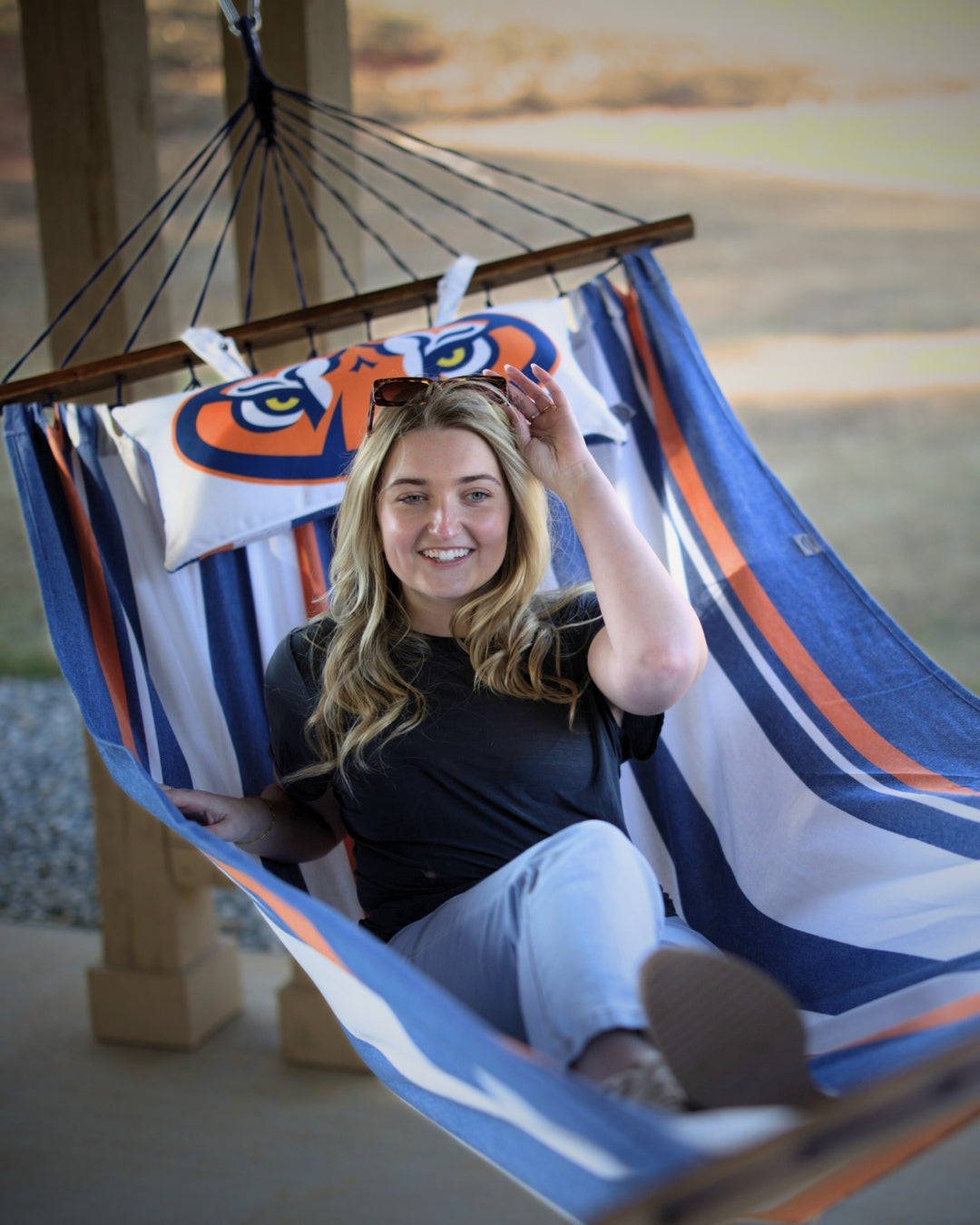 Campus Hammocks Auburn Tiger Eyes Hammock