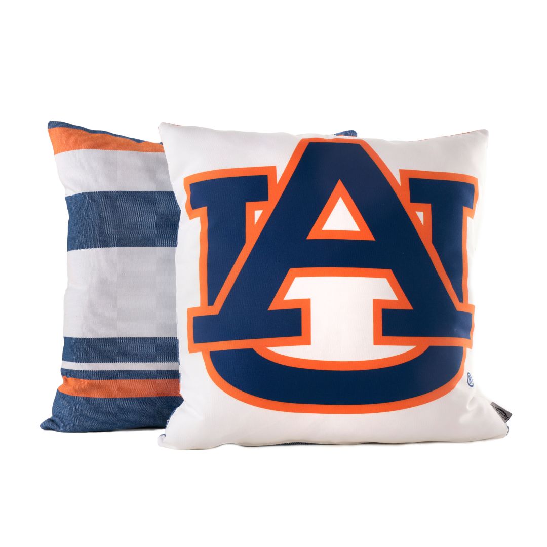 Campus Hammocks Auburn Tigers Logo Throw Pillow Cover