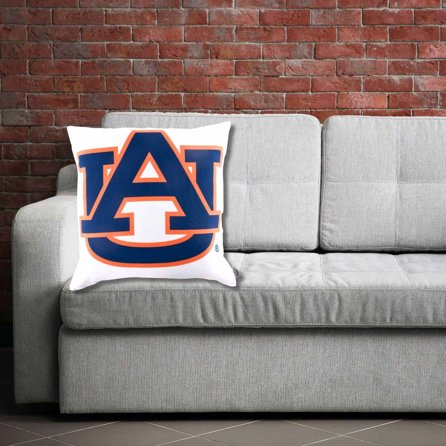 Campus Hammocks Auburn Tigers Logo Throw Pillow Cover