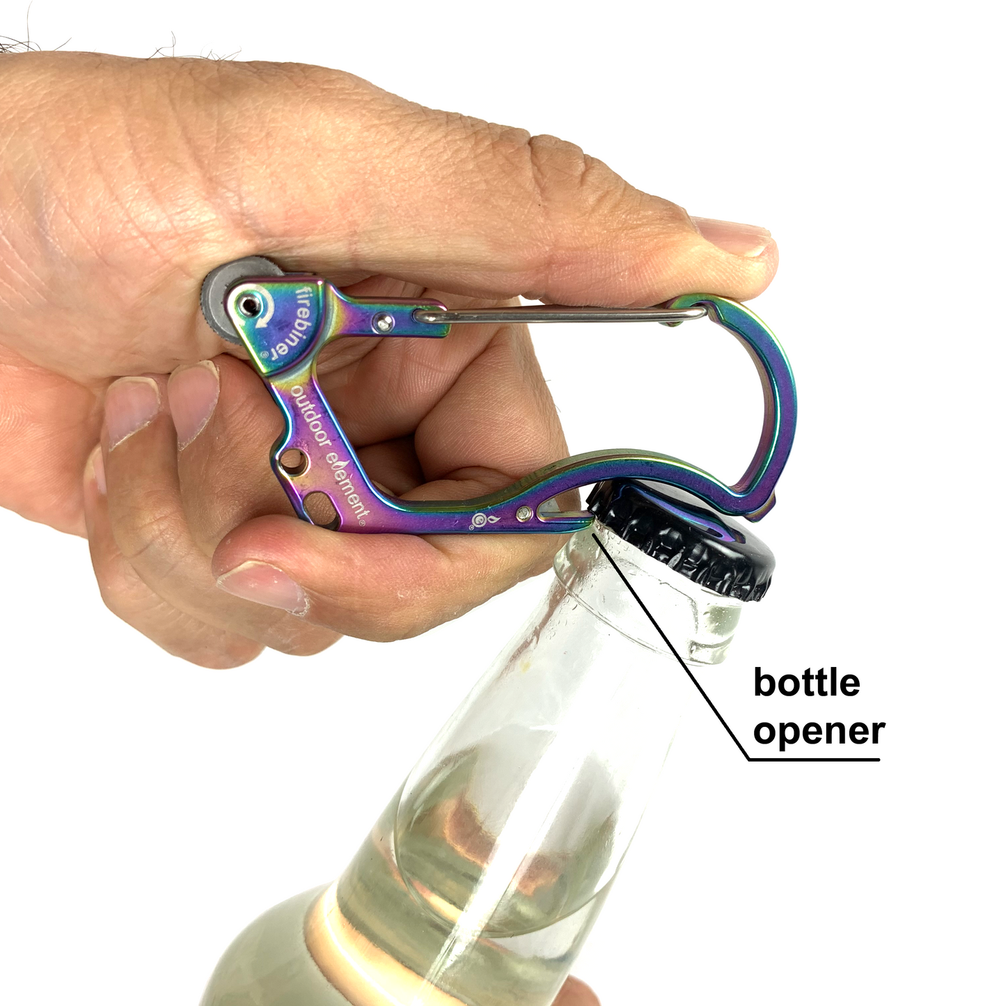 Outdoor Element Firebiner: Fire-starting Multitool Carabiner