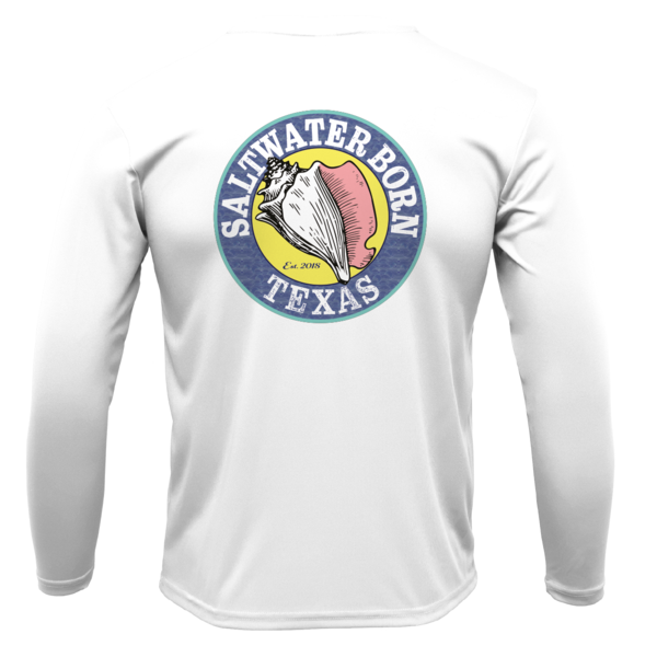 Texas Flag Boy's Long Sleeve UPF 50+ Dry-Fit Shirt