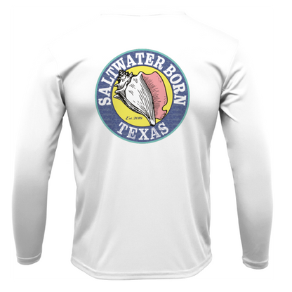 Texas Flag Boy's Long Sleeve UPF 50+ Dry-Fit Shirt