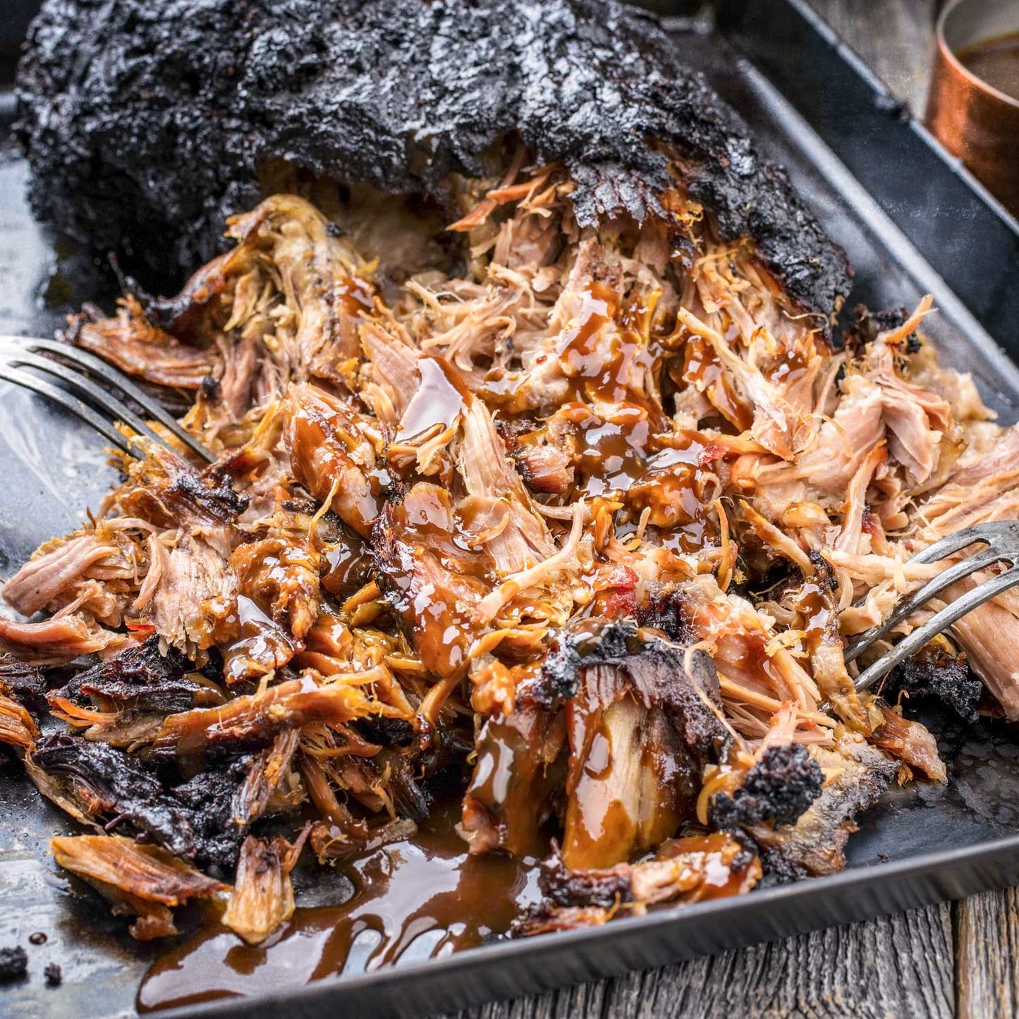 Pig of the Month BBQ Deluxe Pulled Pork Feast: Feeds 6-8