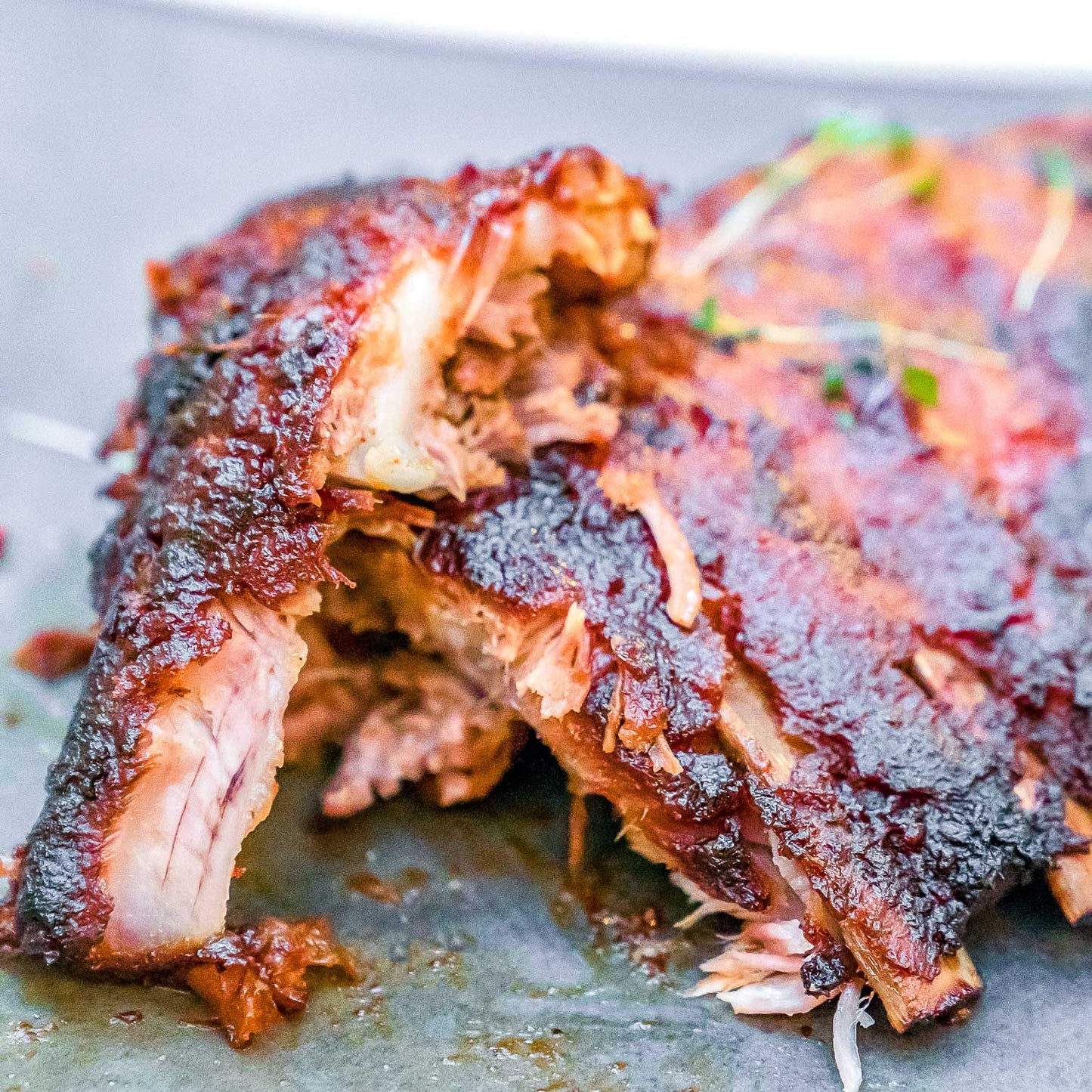 Pig of the Month BBQ BBQ Greatest Hits:  Best Selling Ribs & Pulled Pork (Feeds 8-10)