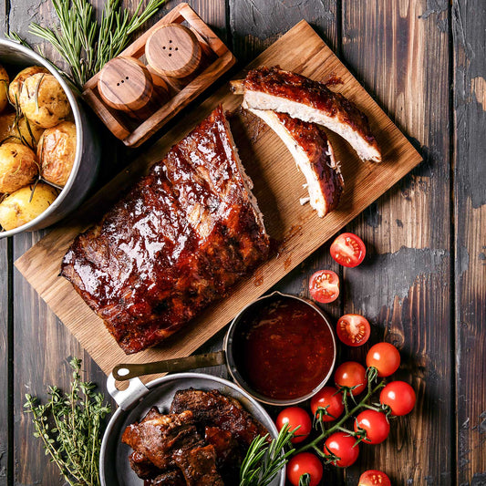 Pig of the Month BBQ Award Winning Baby Back Ribs & Sauce: Feeds 4-6