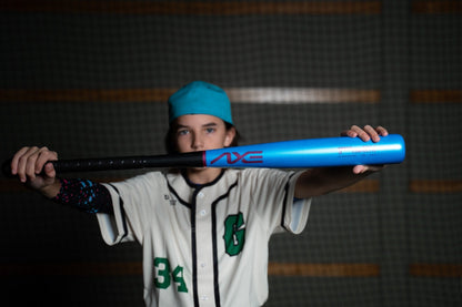Baden Sports Axe Youth Pro Maple Composite Wood Baseball Bat | -5 | Aqua Strike | Axe Handle
