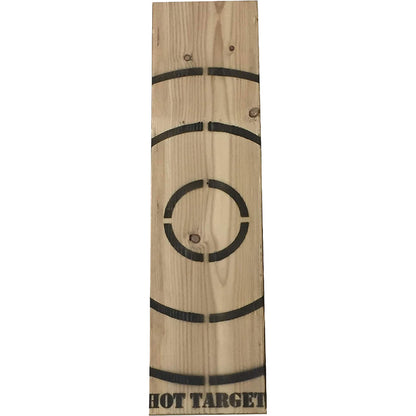 BIGshot Archery Wooden Axe Throwing Target with Bottle Opener
