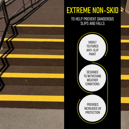 SlipDoctors Tuff Grip or Tuff Grip Extreme - Aggressive Traction Non-Skid Floor Paint