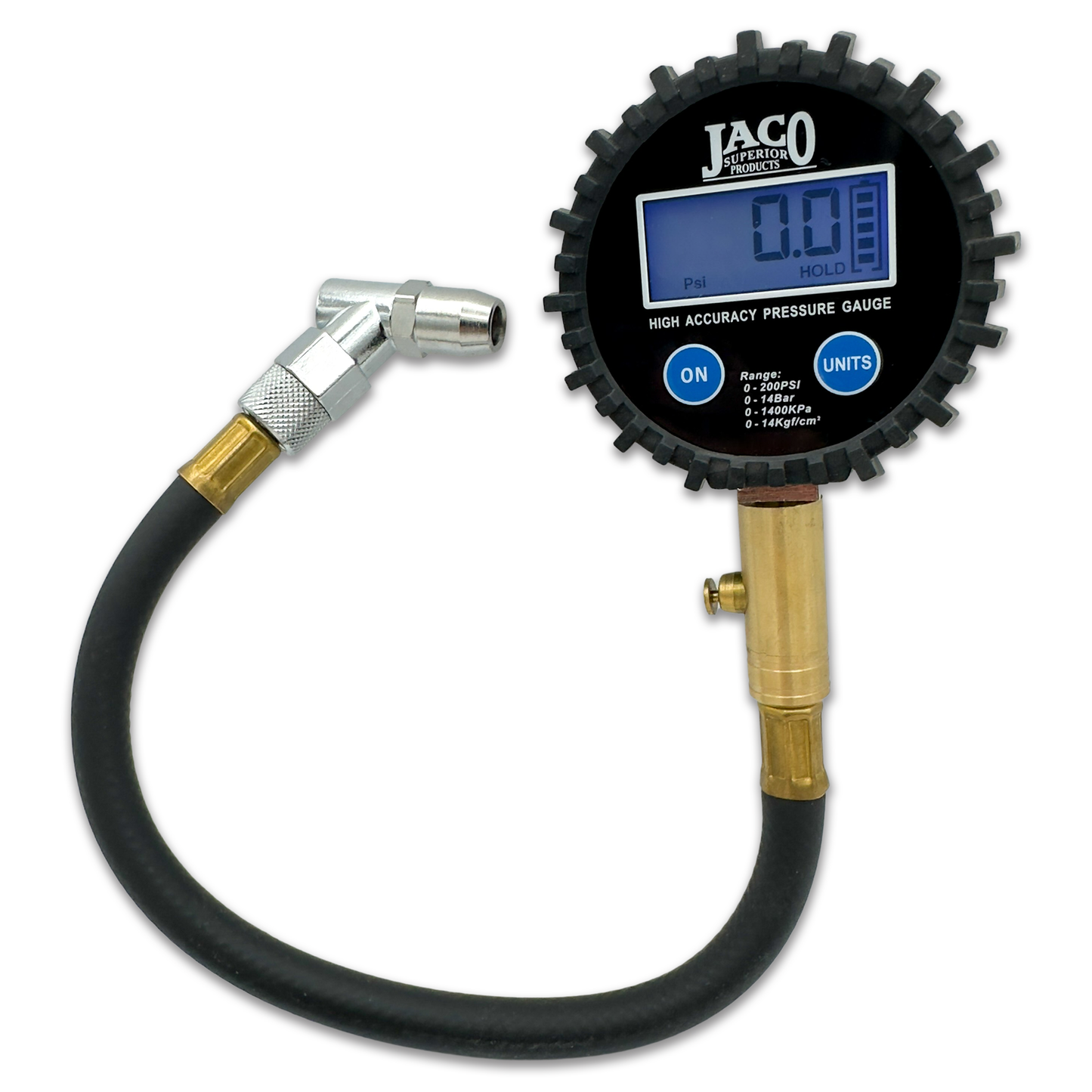 Jaco ElitePro™ Digital Tire Pressure Gauge - Professional Accuracy - 200 PSI