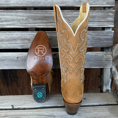 Classy Tan Suede | Roper Womens