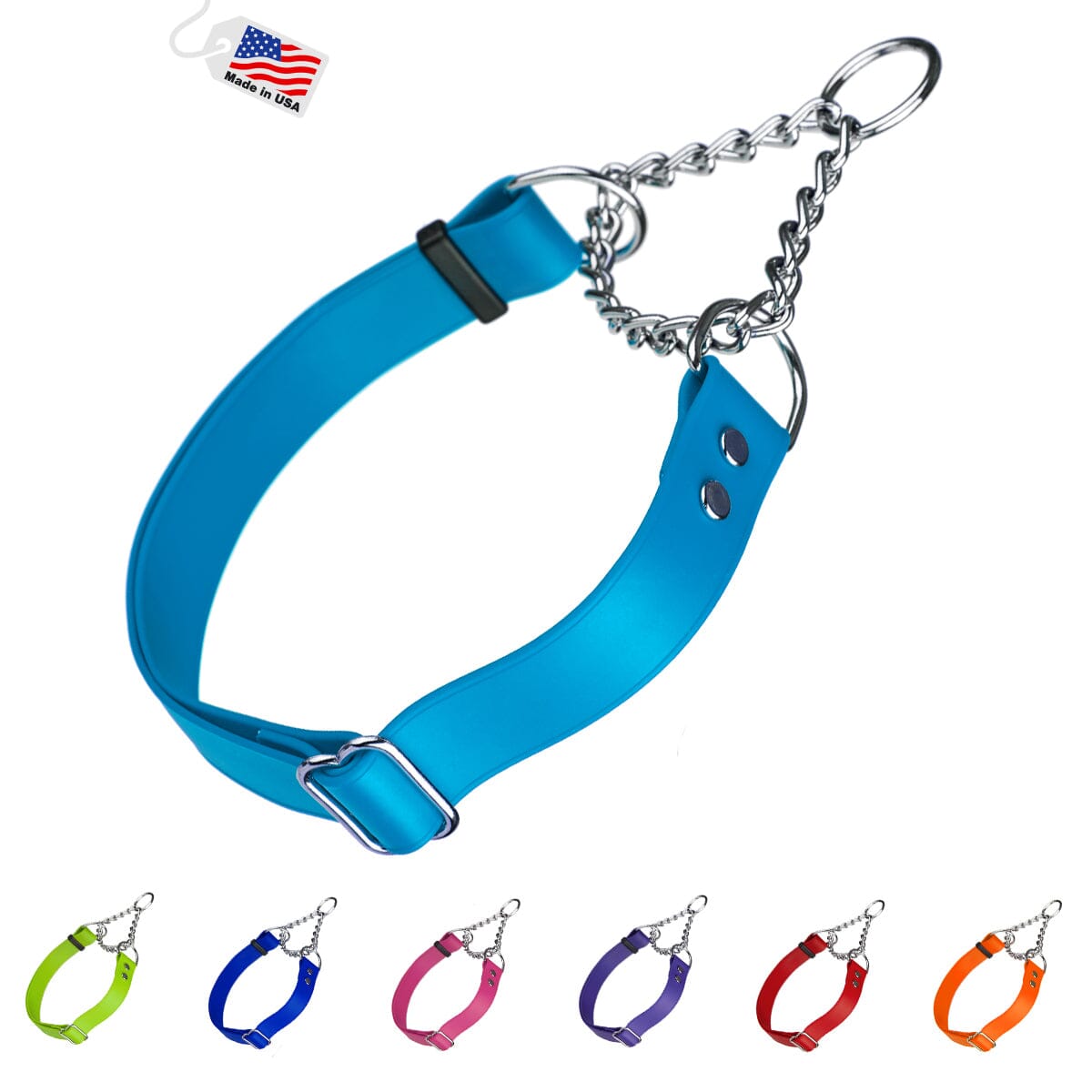 Dogline Biothane Adjustable Martingale Collar