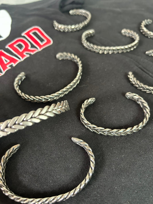 Hustlin Hippie HANDMADE 316 Stainless Steel Bracelet by T.Hawley