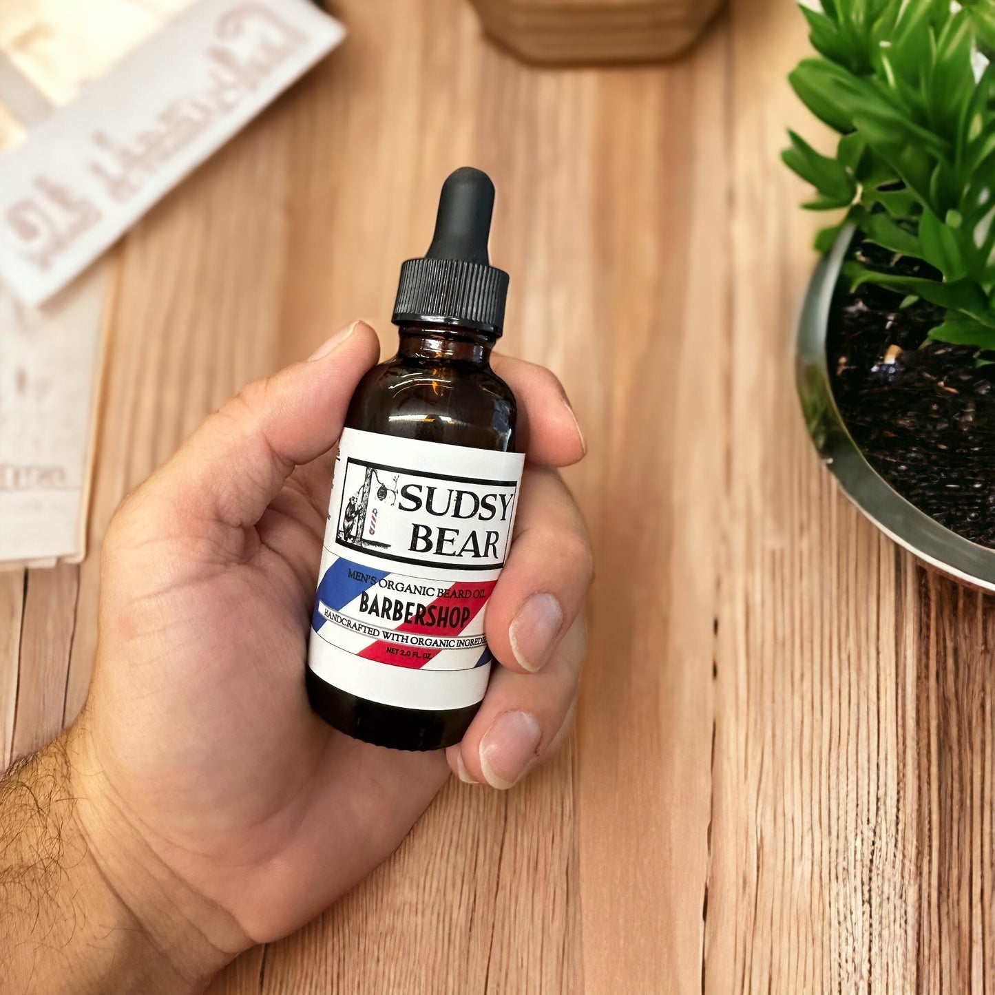 Sudsy Bear Barbershop Organic Beard Oil