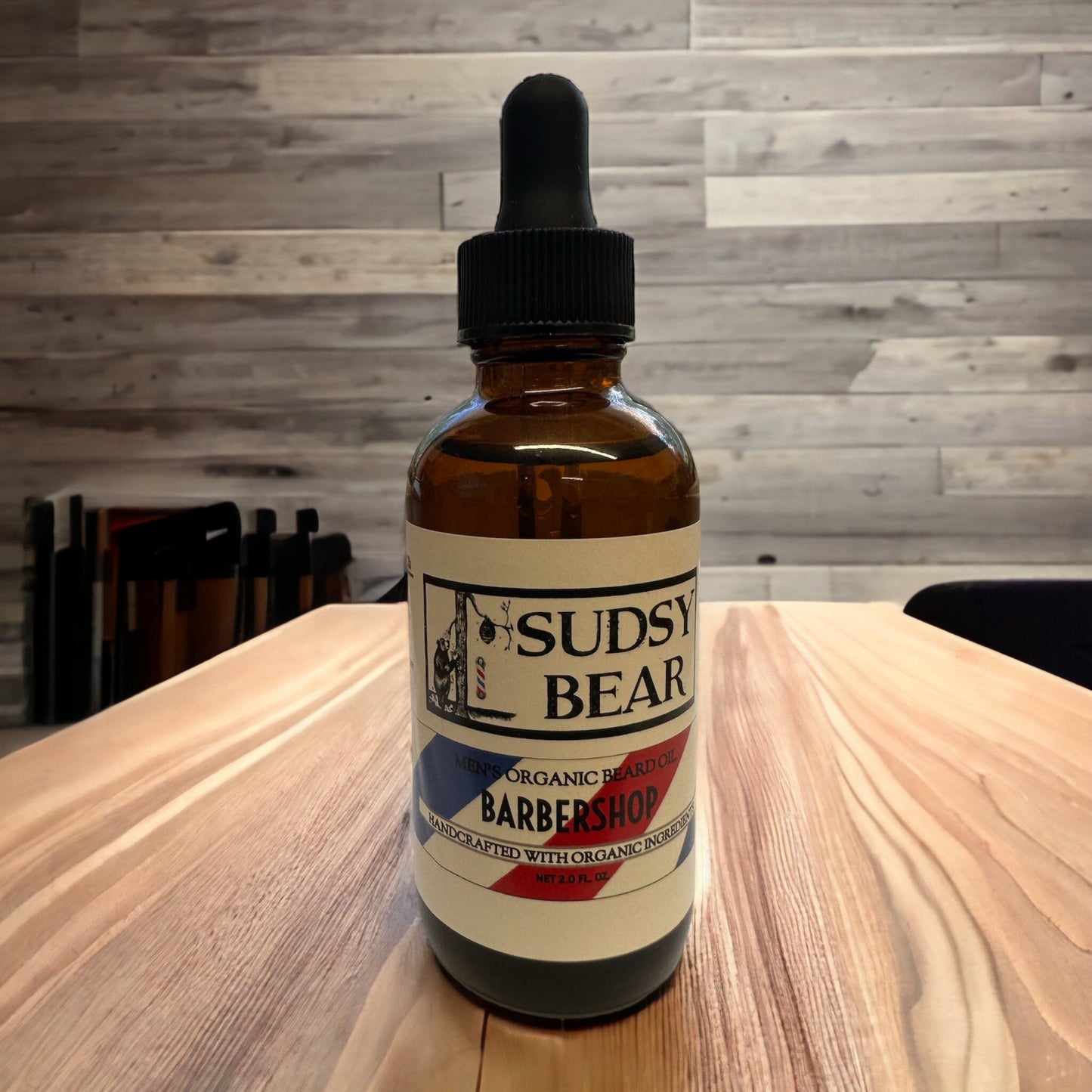 Sudsy Bear Barbershop Organic Beard Oil