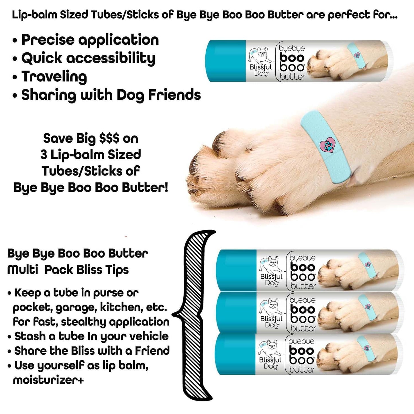 The Blissful Dog 1 Dog Bye Bye Boo Boo Butter