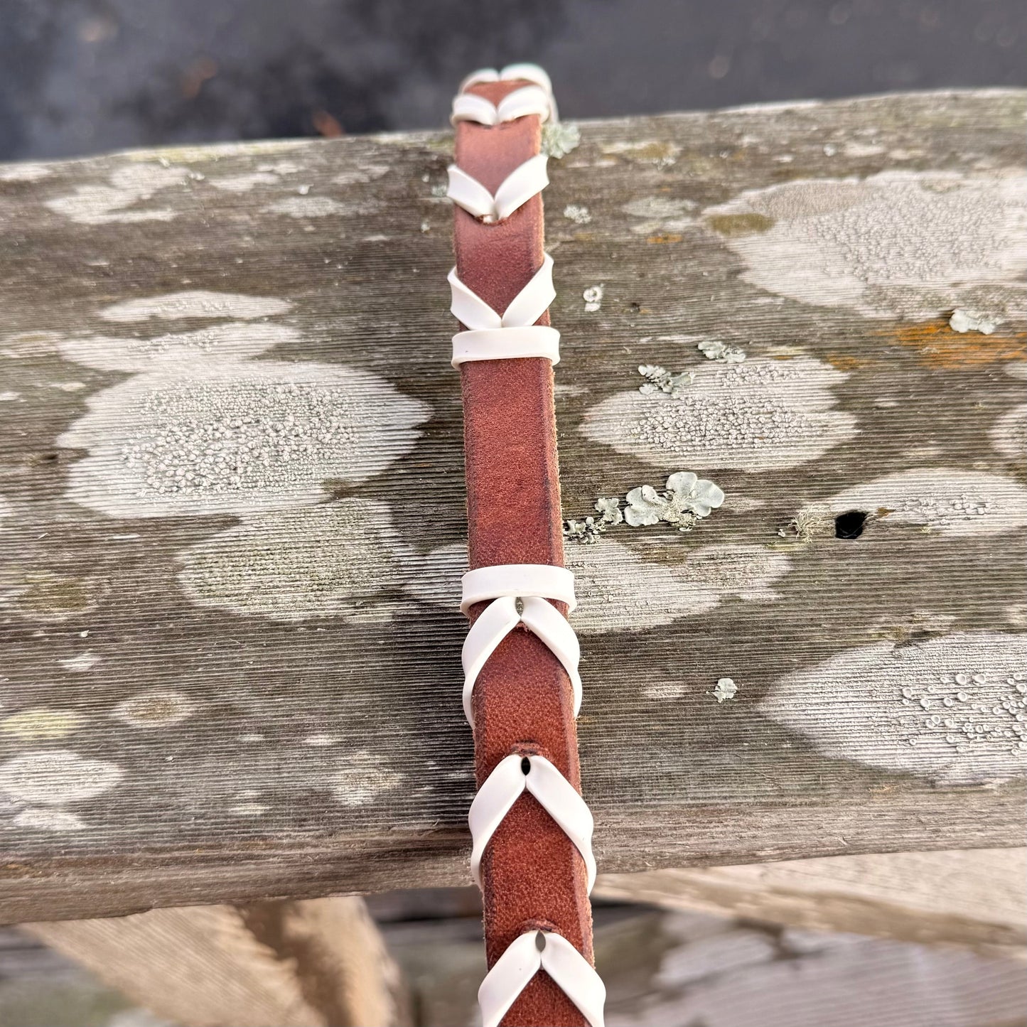 Leather Laced Barrel Reins