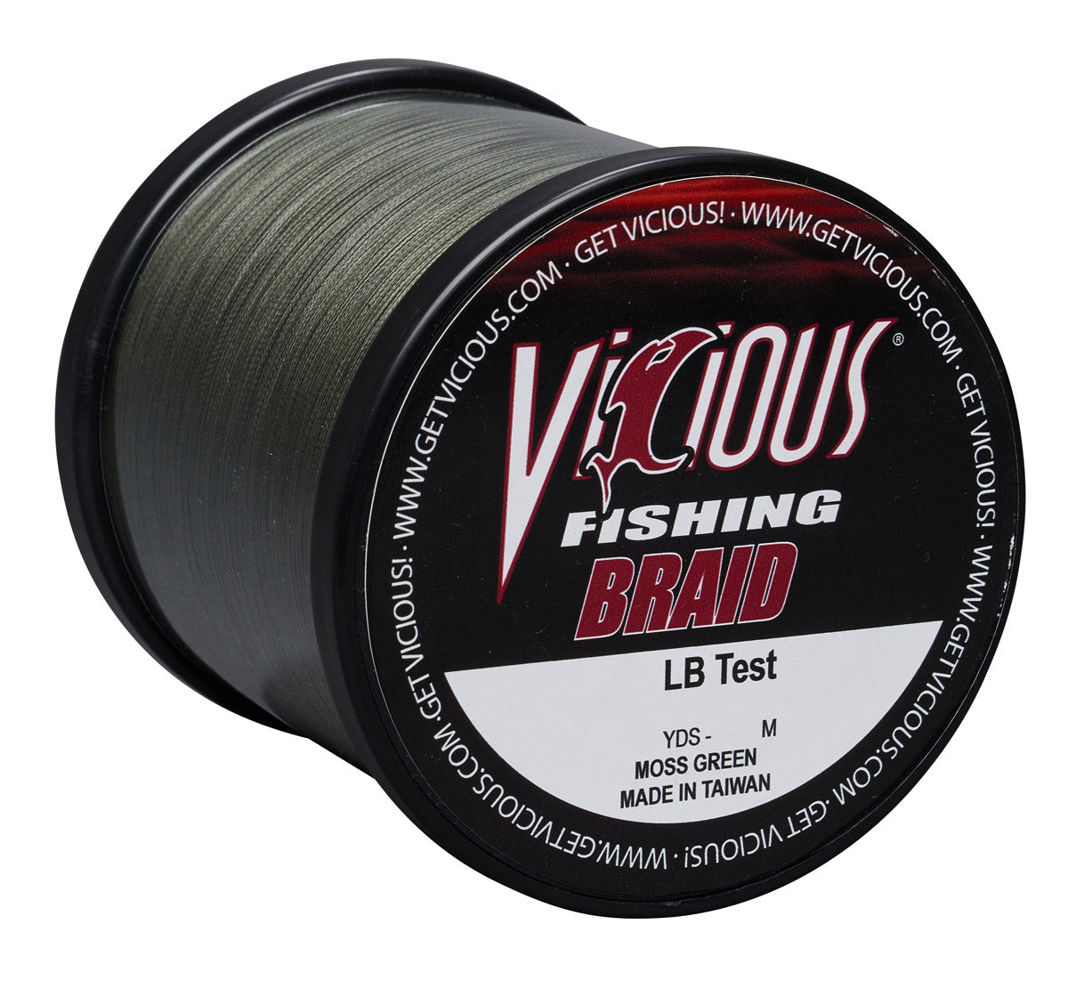 Vicious Standard Green Braid - 10 Lb Test