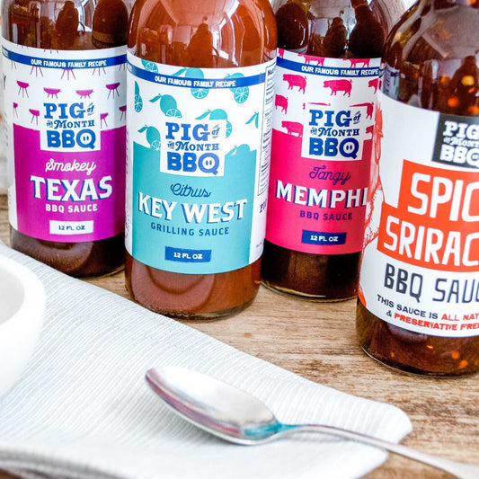 Pig of the Month BBQ BBQ Sauce Sampler Gift Set