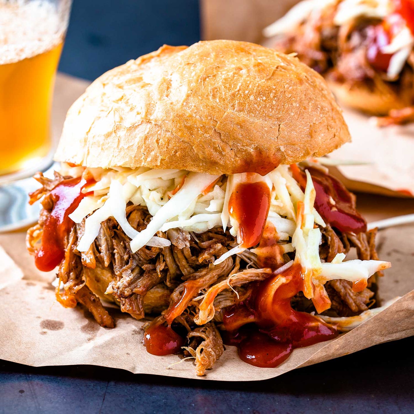 Pig of the Month BBQ The Fixins -- Sauce, sides, and buns in one!