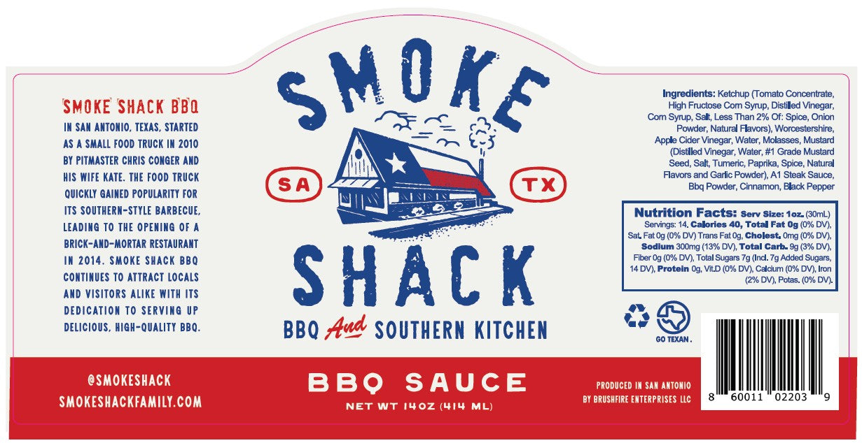 Brushfire Farms Smoke Shack BBQ Sauce