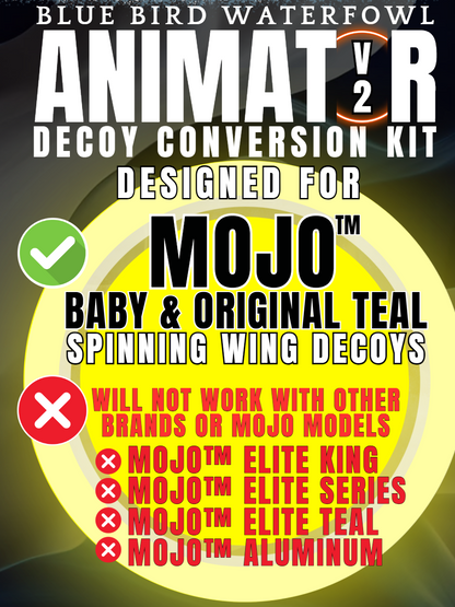 Blue Bird Waterfowl Animator V2 for Mojo Baby & Original Teal