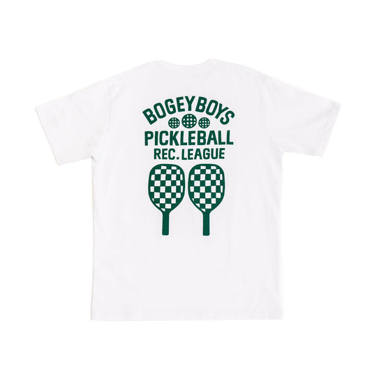 BOGEY BOYS PICKLEBALL TEE - WHITE