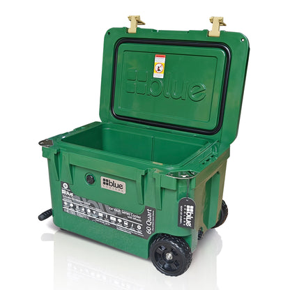 Caddis Sports 60 Quart Ice Vault Roto-Molded Cooler with Wheels