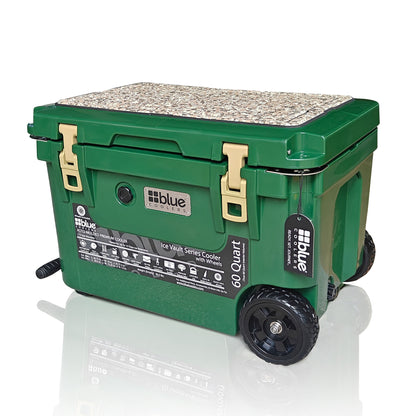 Caddis Sports 60 Quart Ice Vault Roto-Molded Cooler with Wheels