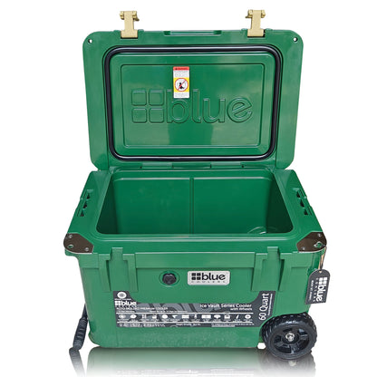 Caddis Sports 60 Quart Ice Vault Roto-Molded Cooler with Wheels