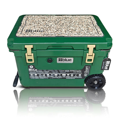 Caddis Sports 60 Quart Ice Vault Roto-Molded Cooler with Wheels