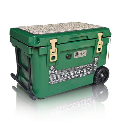 Caddis Sports 60 Quart Ice Vault Roto-Molded Cooler with Wheels