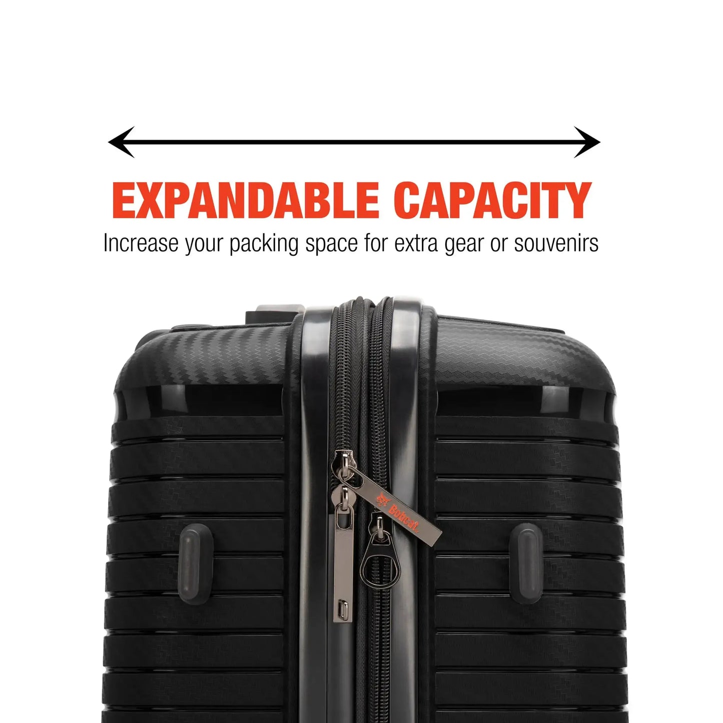 Travellty Trencher 3 Piece Expandable Tough Luggage Set