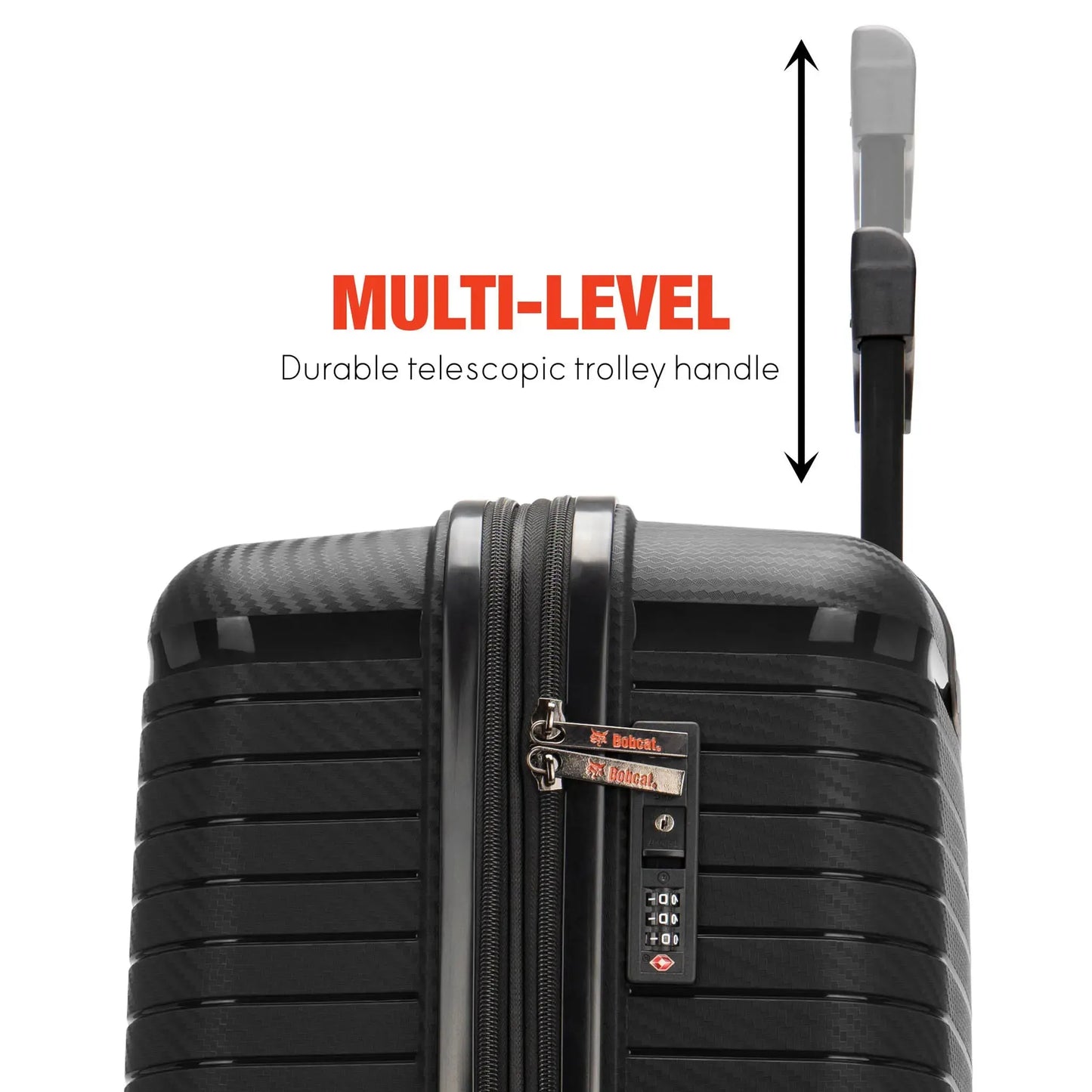 Travellty Trencher 3 Piece Expandable Tough Luggage Set