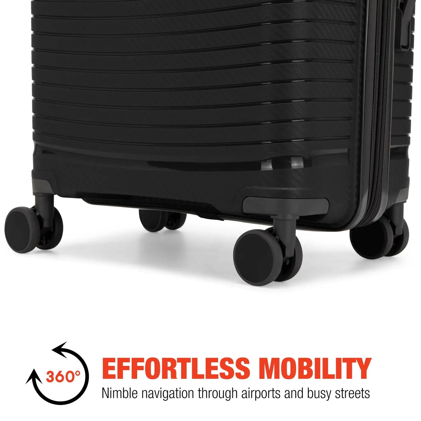 Travellty Trencher 3 Piece Expandable Tough Luggage Set