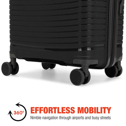 Travellty Trencher 3 Piece Expandable Tough Luggage Set