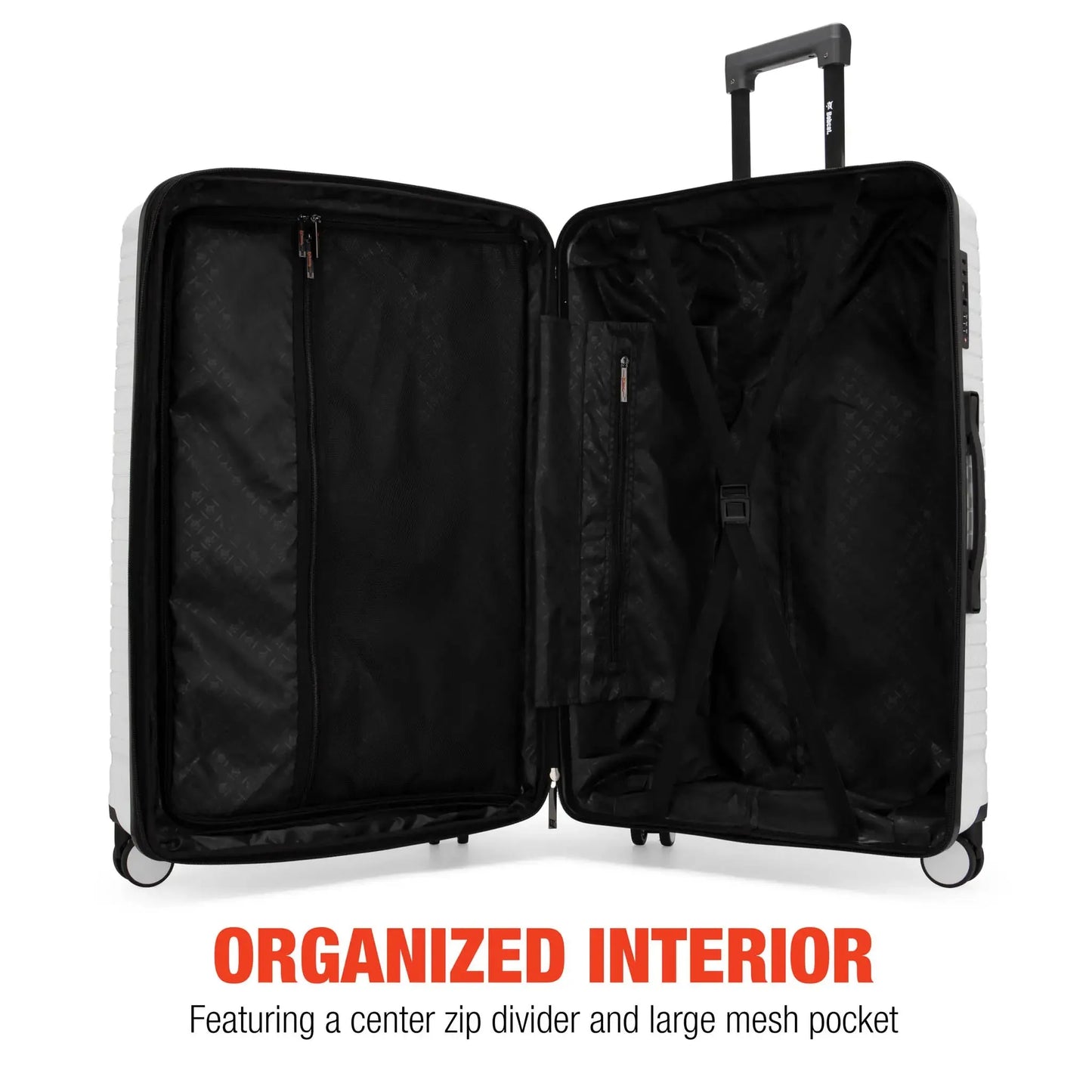 Travellty Trencher 3 Piece Expandable Tough Luggage Set