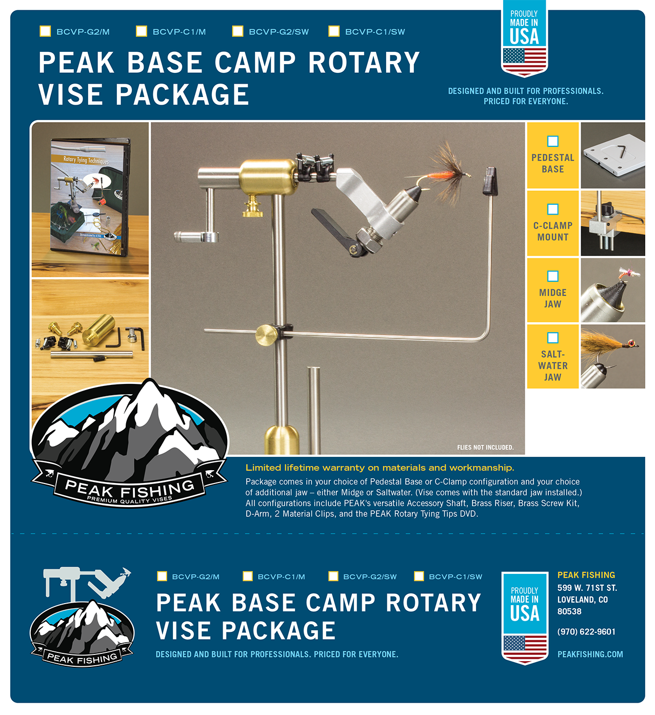 Togens Peak Base Camp Vise Package