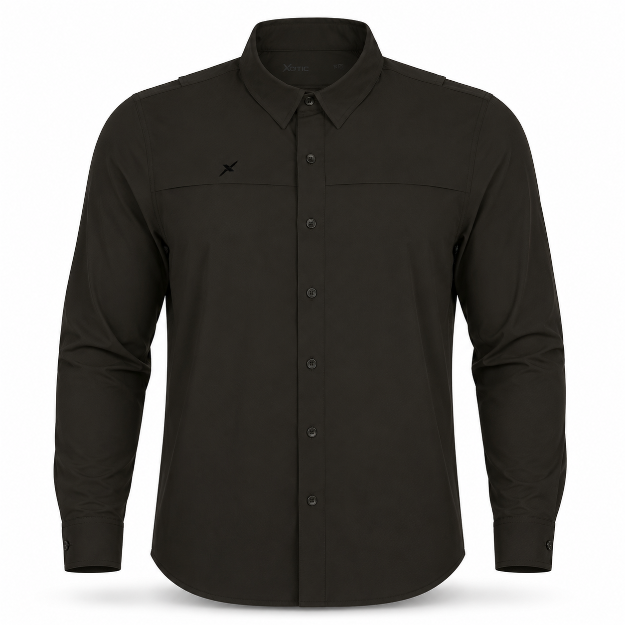 Xotic - Long Sleeve Solid Lifestyle Button Down w/ REPEL-X