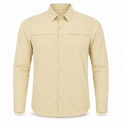 Xotic - Long Sleeve Solid Lifestyle Button Down w/ REPEL-X