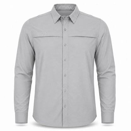 Xotic - Long Sleeve Solid Lifestyle Button Down w/ REPEL-X